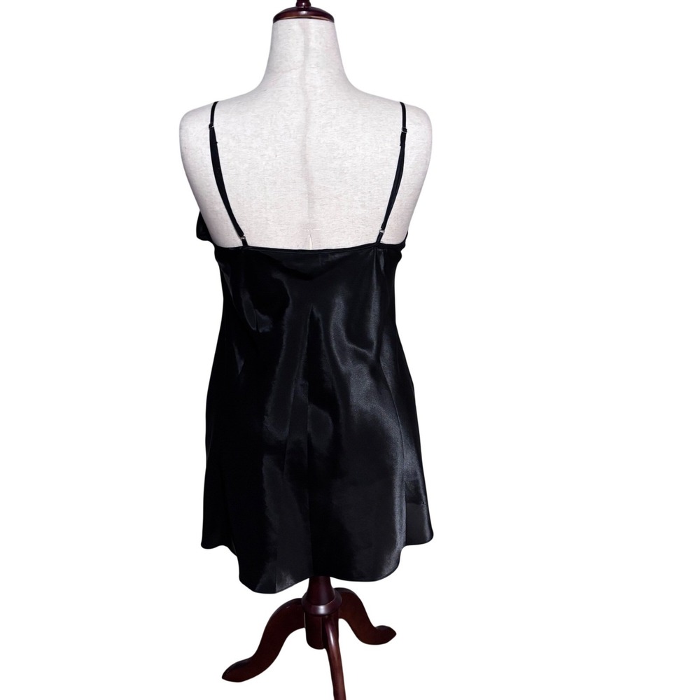 Vintage Y2K Jones‎ NewYork Black Lace Midi Slip Dress Vampy Whimsigoth| Lg - Picture 2 of 6